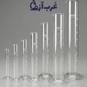 استوانه مدرج شیشه‌ای